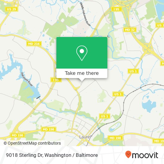 9018 Sterling Dr, Laurel, MD 20723 map