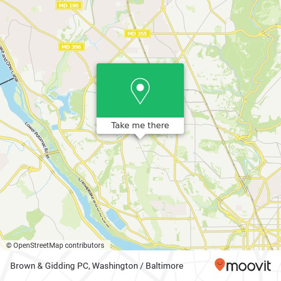 Brown & Gidding PC, 3201 New Mexico Ave NW map