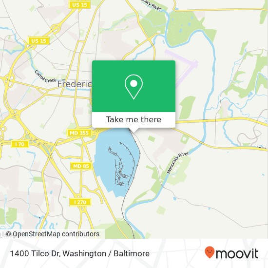 1400 Tilco Dr, Frederick, MD 21704 map