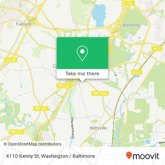 4110 Kenny St, Beltsville, MD 20705 map