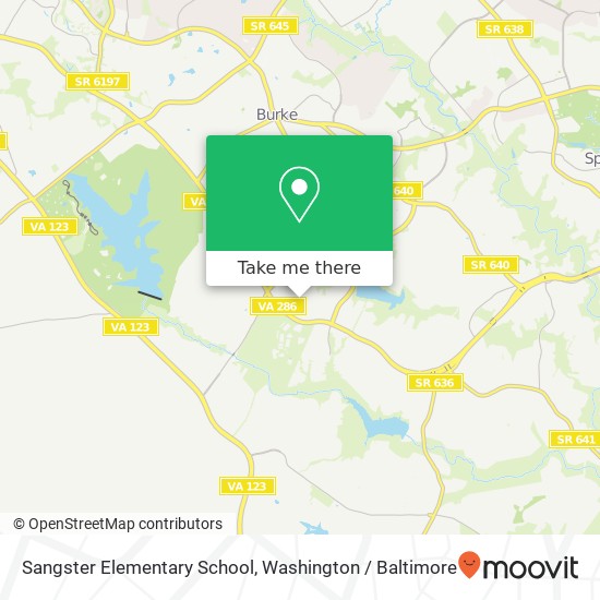 Sangster Elementary School, 7420 Reservation Dr map