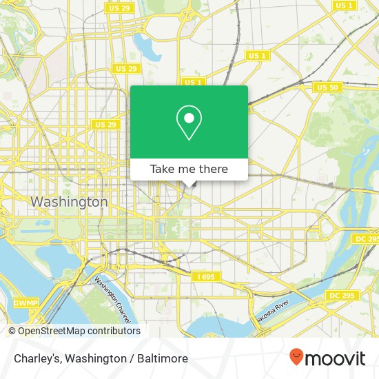 Mapa de Charley's, 50 Massachusetts Ave NE
