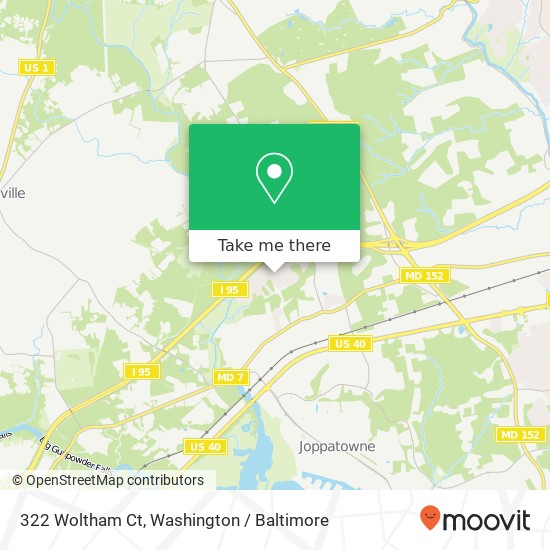 322 Woltham Ct, Joppa, MD 21085 map