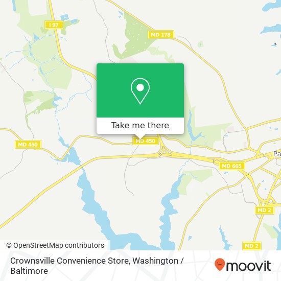 Mapa de Crownsville Convenience Store, 524 Defense Hwy