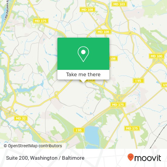 Mapa de Suite 200, 6700 Alexander Bell Dr Suite 200, Columbia, MD 21046, USA