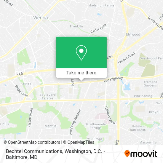 Mapa de Bechtel Communications