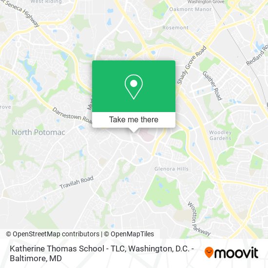 Katherine Thomas School - TLC map