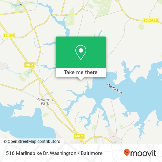 516 Marlinspike Dr, Severna Park, MD 21146 map