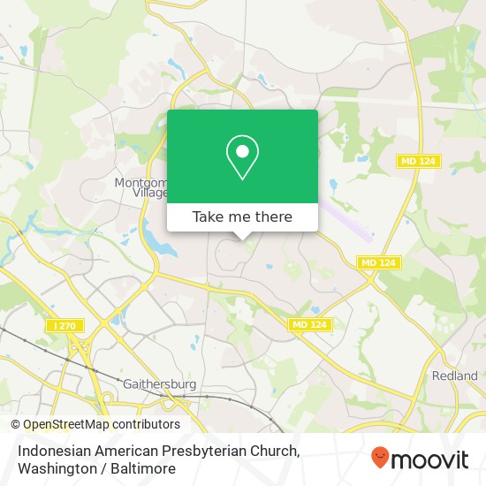 Mapa de Indonesian American Presbyterian Church, 18727 Pintail Ln