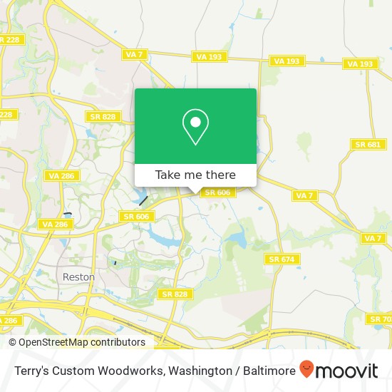 Mapa de Terry's Custom Woodworks, 11158 Saffold Way