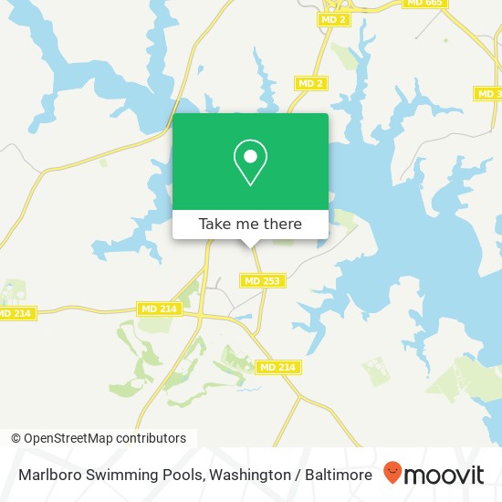 Mapa de Marlboro Swimming Pools, 93 Mayo Rd