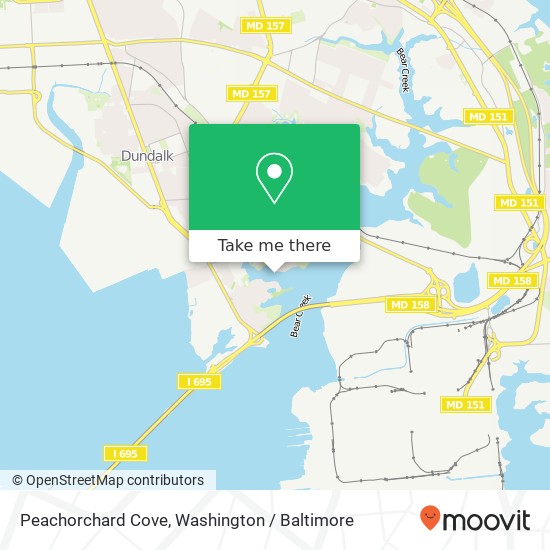 Peachorchard Cove map