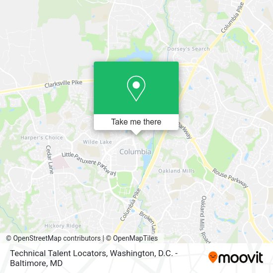 Technical Talent Locators map