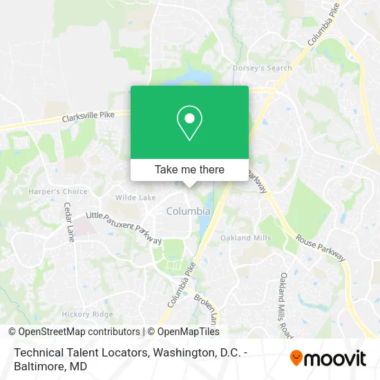 Technical Talent Locators map