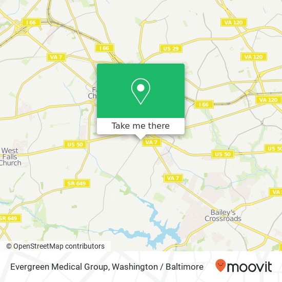 Evergreen Medical Group, 2959 Sleepy Hollow Rd map