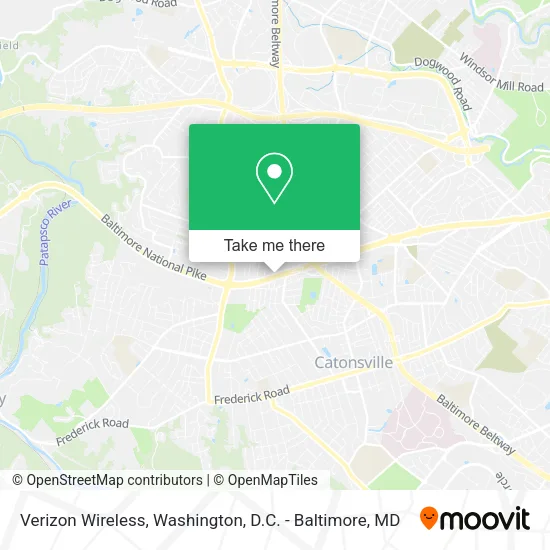 Mapa de Verizon Wireless