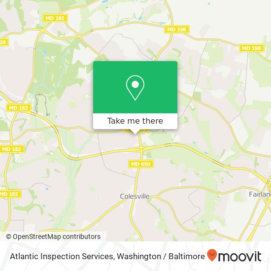 Mapa de Atlantic Inspection Services, 35 Old Bonifant Rd