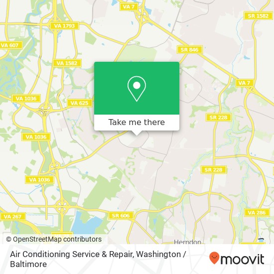 Mapa de Air Conditioning Service & Repair, 156 Enterprise St