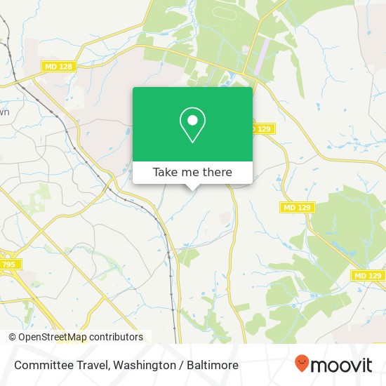 Committee Travel map