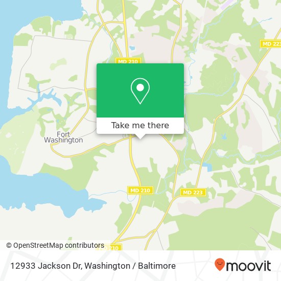 12933 Jackson Dr, Fort Washington, MD 20744 map