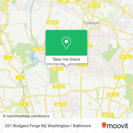 201 Rodgers Forge Rd, Baltimore, MD 21212 map