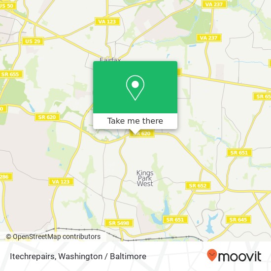 Mapa de Itechrepairs, 4609 Luxberry Dr