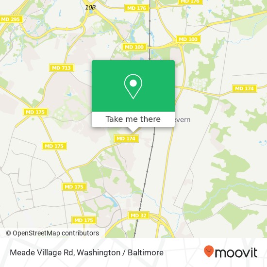 Mapa de Meade Village Rd, Severn, MD 21144