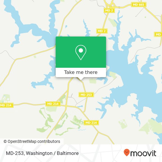 MD-253, Edgewater, MD 21037 map