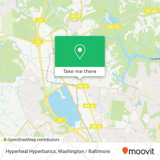 Hyperheal Hyperbarics, 10540 York Rd map