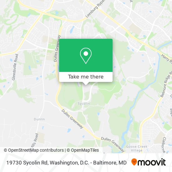 19730 Sycolin Rd map