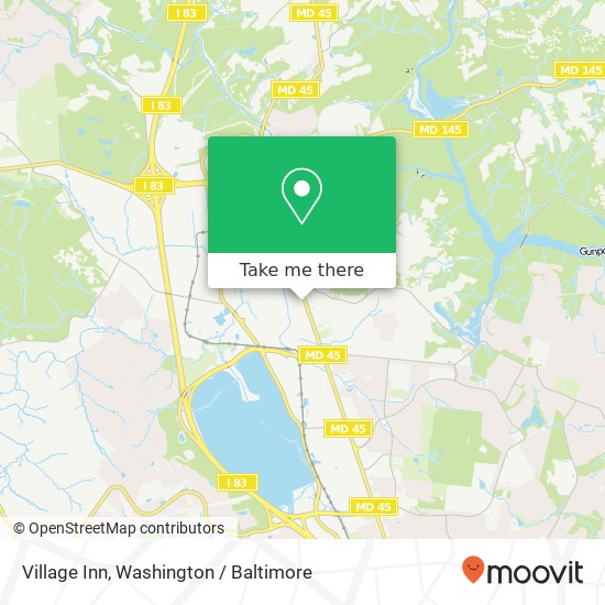 Mapa de Village Inn, 10752 York Rd