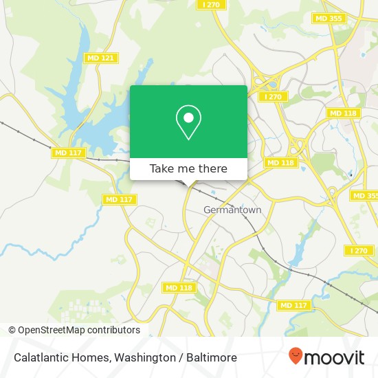 Mapa de Calatlantic Homes