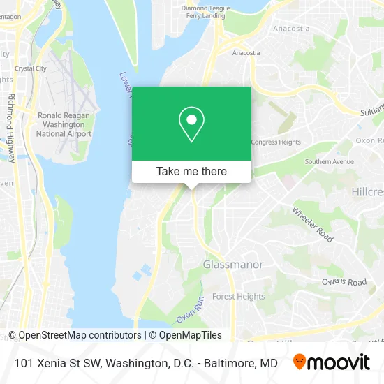 101 Xenia St SW map