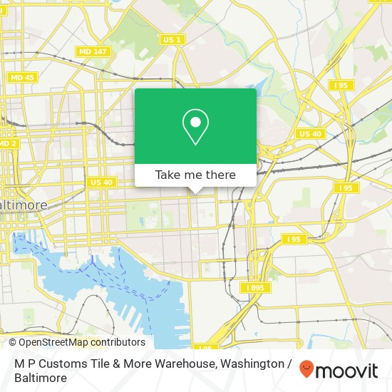 Mapa de M P Customs Tile & More Warehouse, 4 N Conkling St