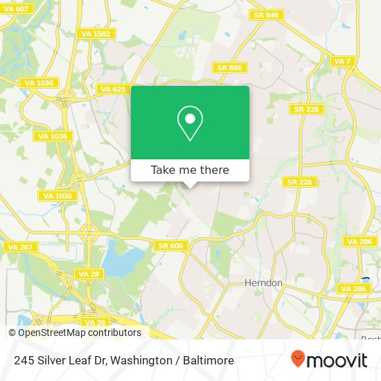 245 Silver Leaf Dr, Sterling, VA 20164 map