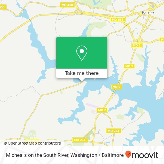 Micheal's on the South River, 3027 Riva Rd map