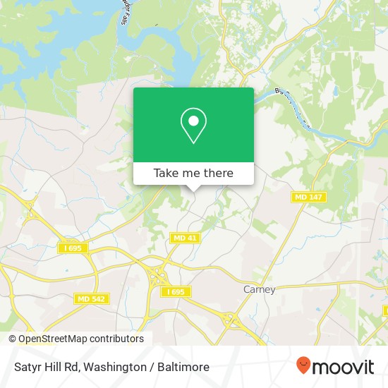 Satyr Hill Rd, Parkville, MD 21234 map