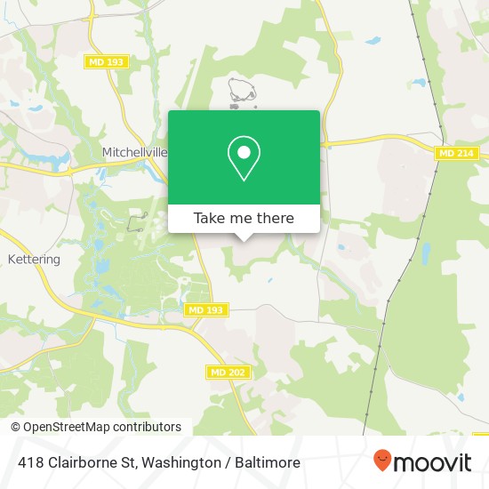 418 Clairborne St, Upper Marlboro, MD 20774 map