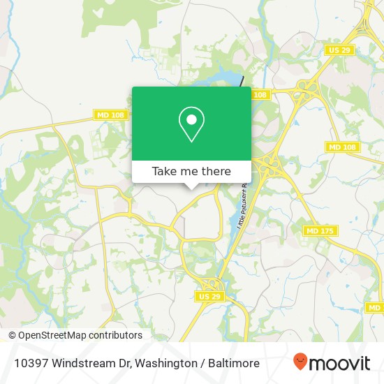 10397 Windstream Dr, Columbia, MD 21044 map