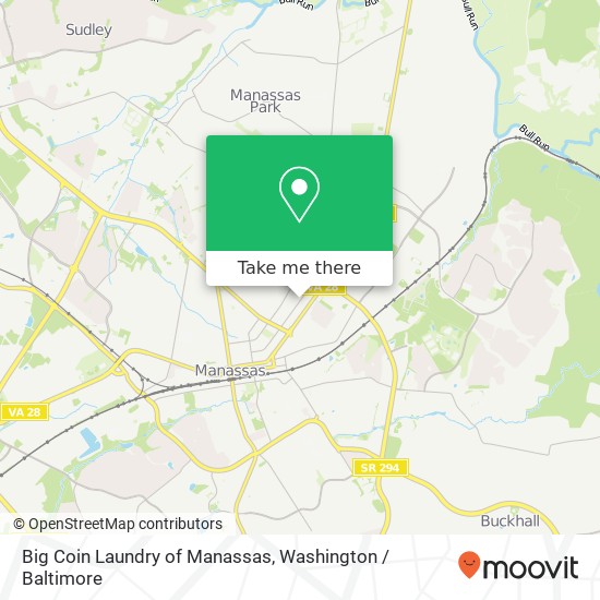 Big Coin Laundry of Manassas, 9030 Mathis Ave map