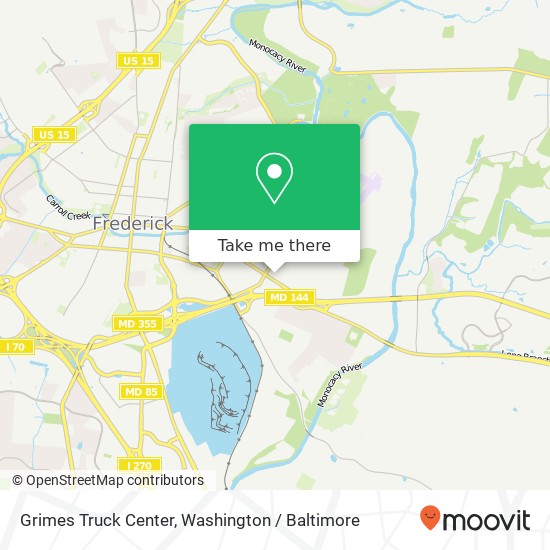 Mapa de Grimes Truck Center, 1301 E Patrick St