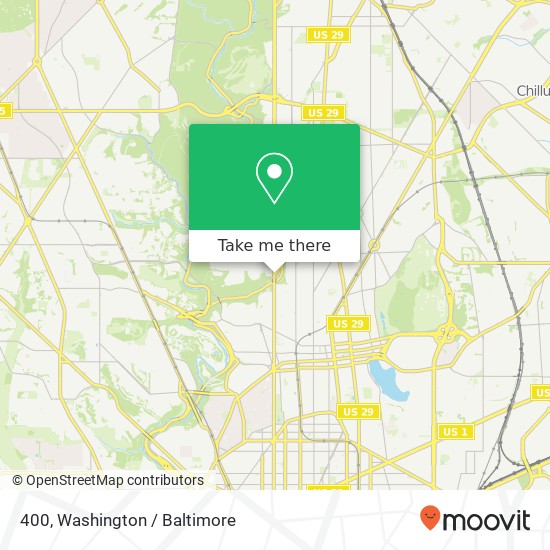 Mapa de 400, 3401 Arkansas Ave NW #400, Washington, DC 20011, USA