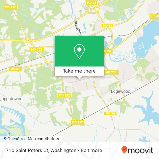 710 Saint Peters Ct, Edgewood, MD 21040 map