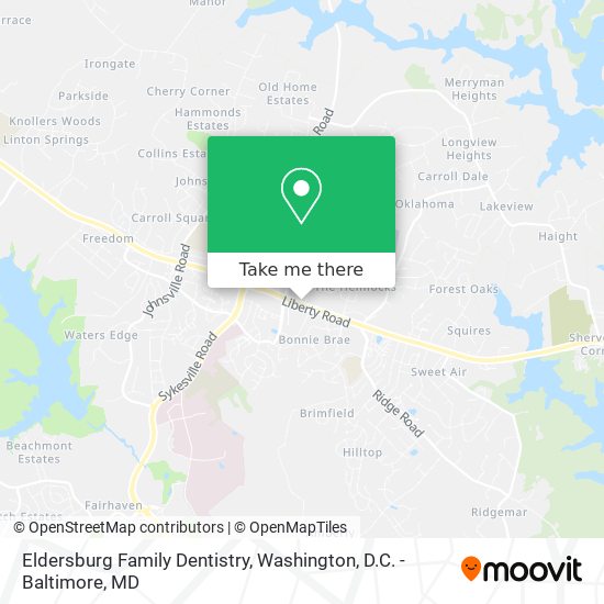 Mapa de Eldersburg Family Dentistry