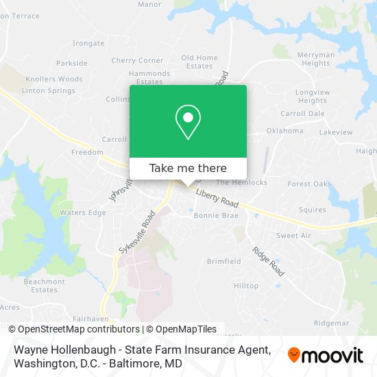 Mapa de Wayne Hollenbaugh - State Farm Insurance Agent