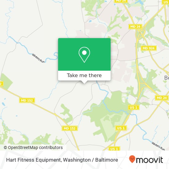 Hart Fitness Equipment, 1303 Mill Creek Rd map