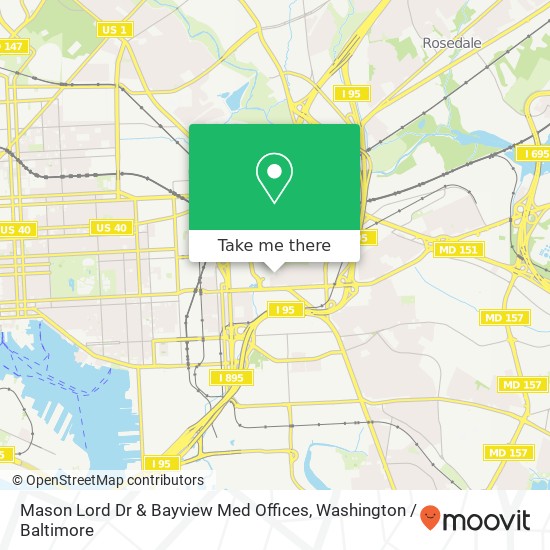 Mapa de Mason Lord Dr & Bayview Med Offices