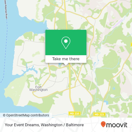 Your Event Dreams map