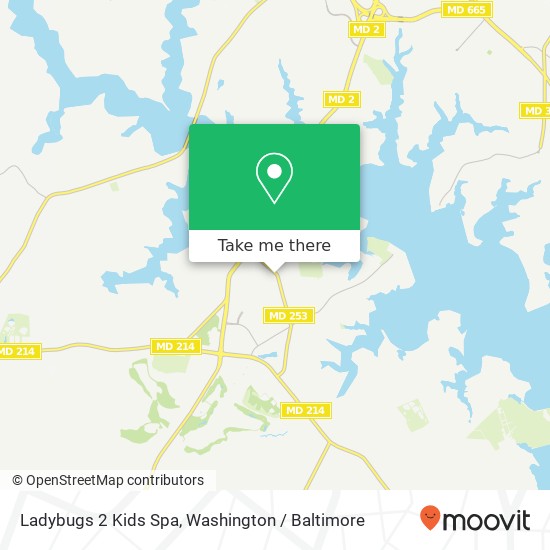 Mapa de Ladybugs 2 Kids Spa, 69 Mayo Rd