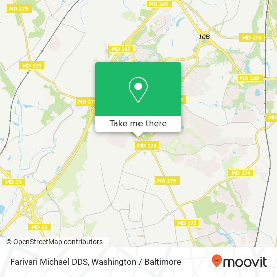 Mapa de Farivari Michael DDS, 2649 Annapolis Rd